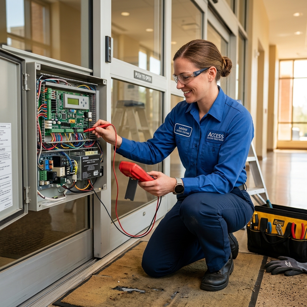 All City Access technician at work